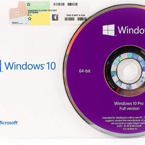 Windows 10 Pro 64 Bit OEM DVD - Windows 10 Professional 64 Bit - Windows 10 Pro License - English